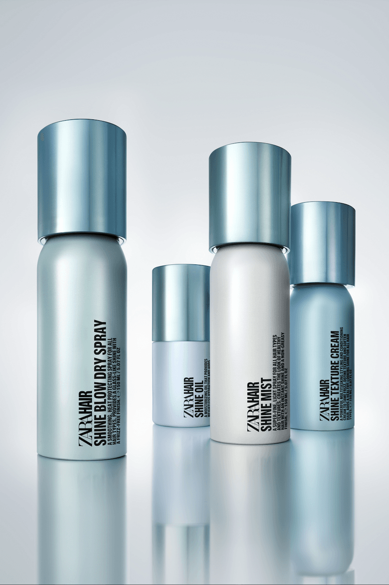 women with shiny, blowout hair, haircare, shine collection, zara hair, guido palau, fashion week