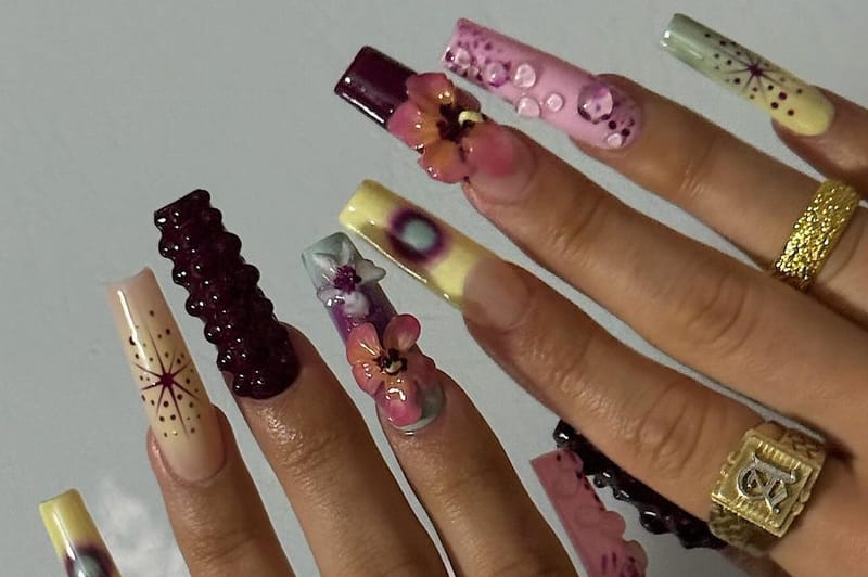Orchid Nails Are All Over Our Instagram Feeds — Here Are 10 of Our Favorite Looks