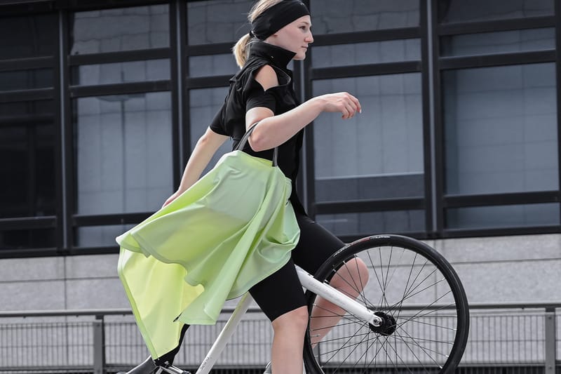 Johanna Parv Shows Pedal-Powered Elegance for SS25