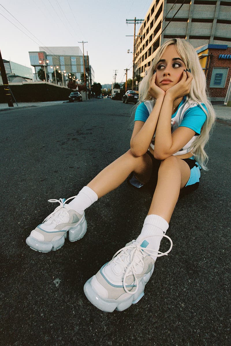 Camila Cabello, Grounds, Footwear, Collaborations, Moopie, Blue, Sneakers