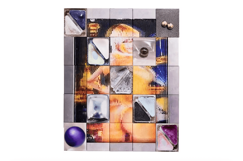 heaven marc jacobs art exhibition los angeles girl thong painting deer animal nature