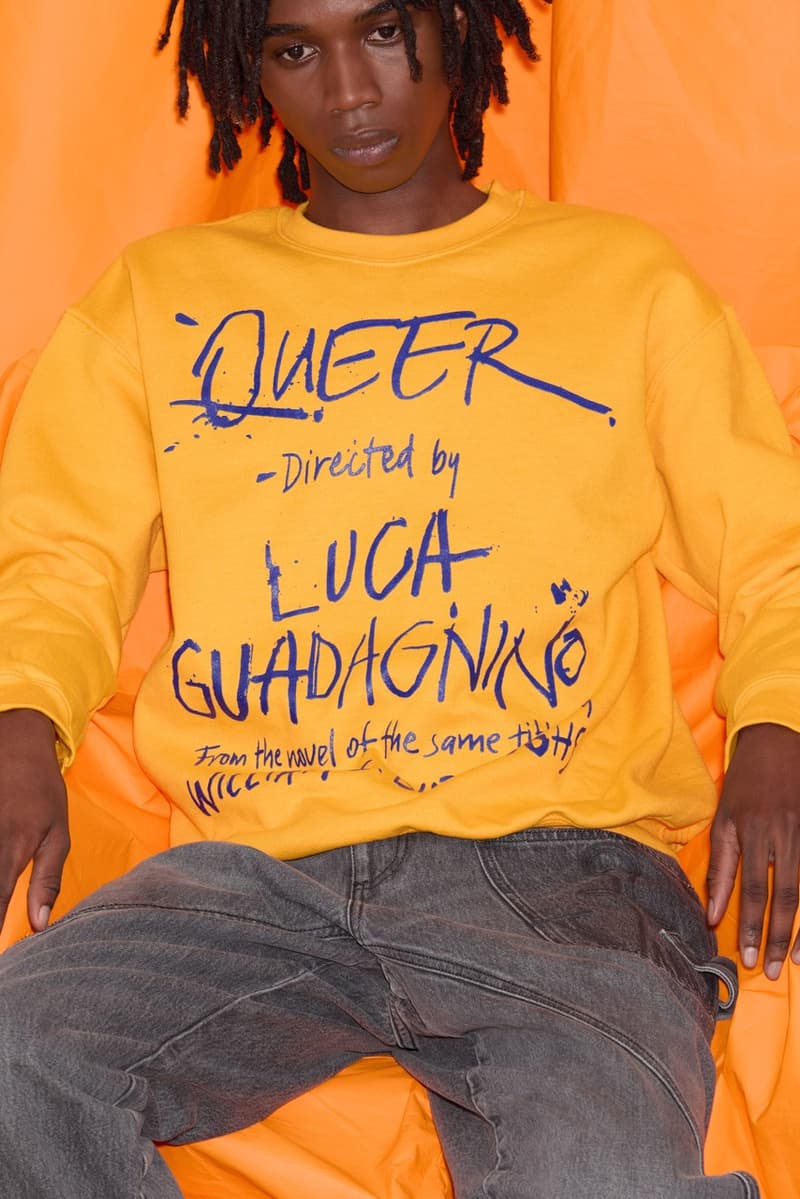 jw anderson queer film collection slogan tshirts green orange yellow