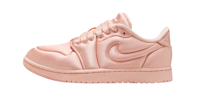 Air Jordan Menjatuhkan MM dalam Satin Pink dan Abu-abu Air Jordan Menjatuhkan MM dalam Satin Pink dan Abu-abu