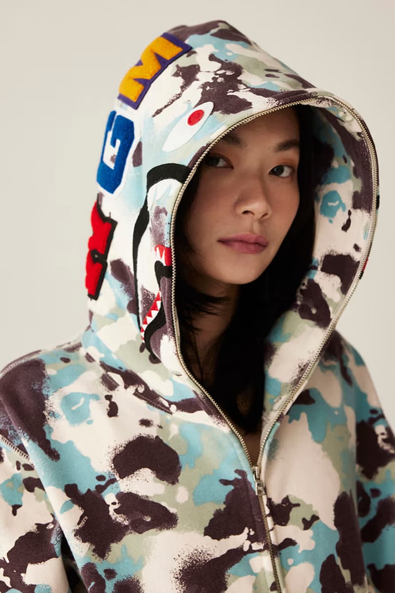 BAPE, Spring/Summer 2025, Collections, Y2K, Rave, Tracksuits, Denim, Shirts, Jackets