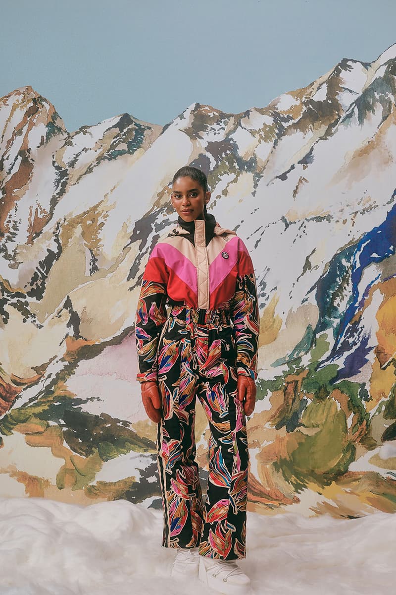 FARM Rio, Ski Collection, Prints, Puffer Jackets, Pants, Jumpsuits, Red, Blue, Pink, Yellow, Green