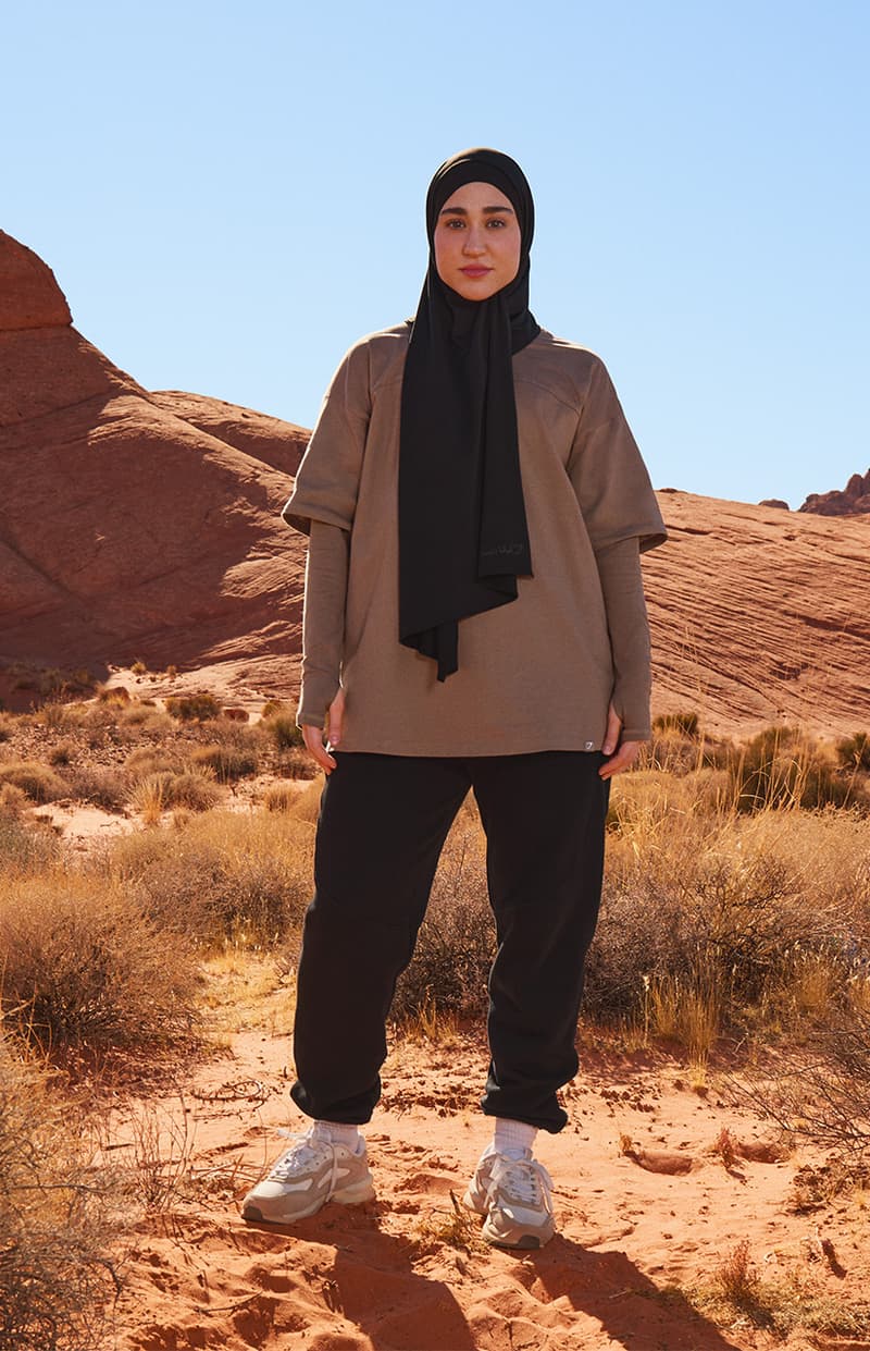 Gymshark, Leana Deeb, Collaboration, Modest Collection, Hijab, Joggers, Abayas, Hoodies, Tunics 