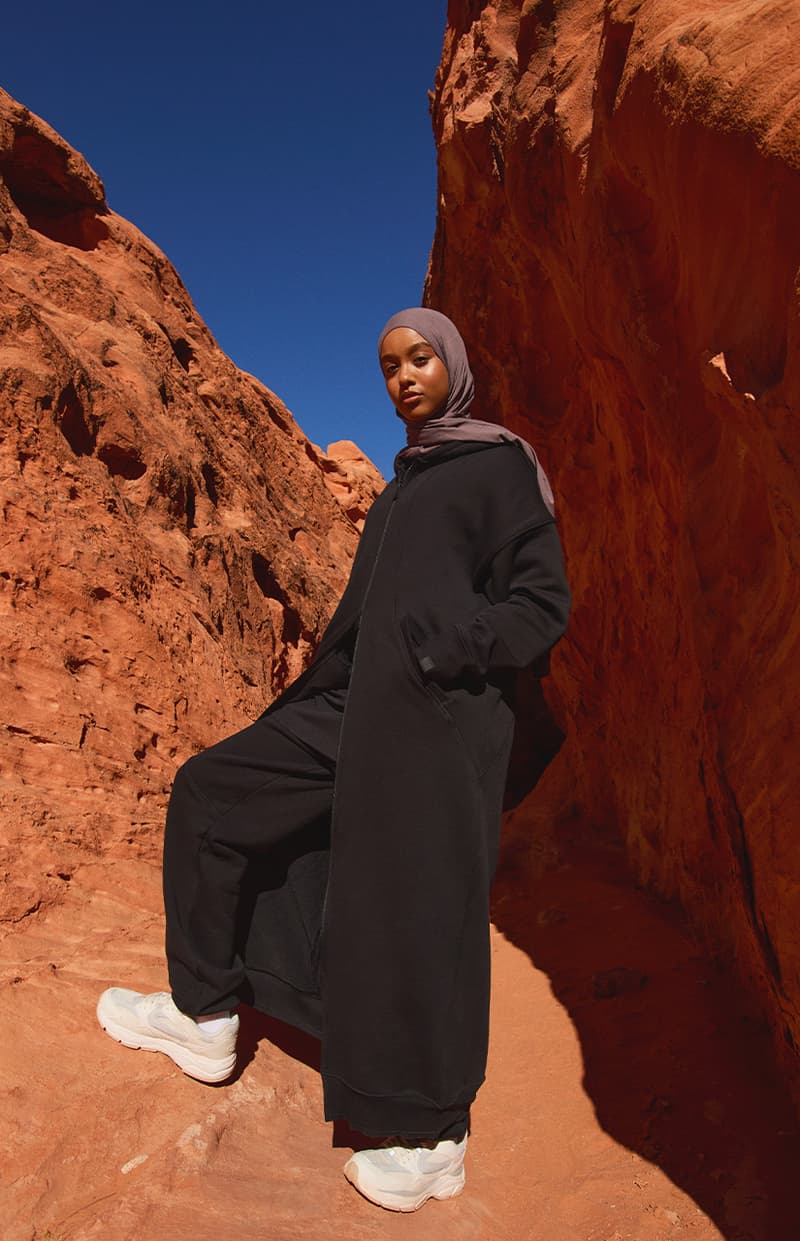 Gymshark, Leana Deeb, Collaboration, Modest Collection, Hijab, Joggers, Abayas, Hoodies, Tunics 