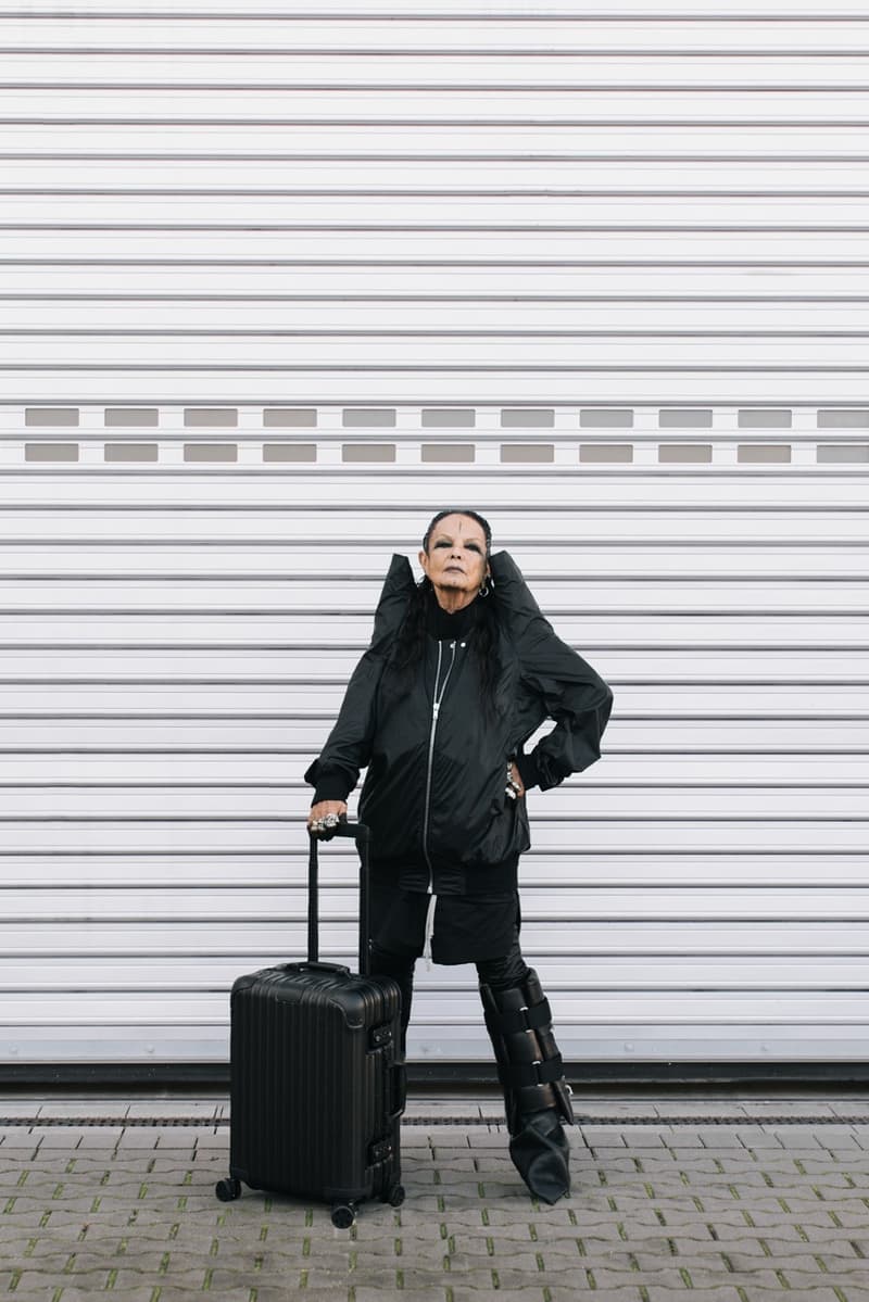 rimowa suitcase cabin bag bronze rick owens michele lamy