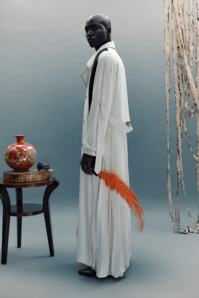 manuel mathieu holding his own sculptural fragrances, perfume, scent, art, beauty