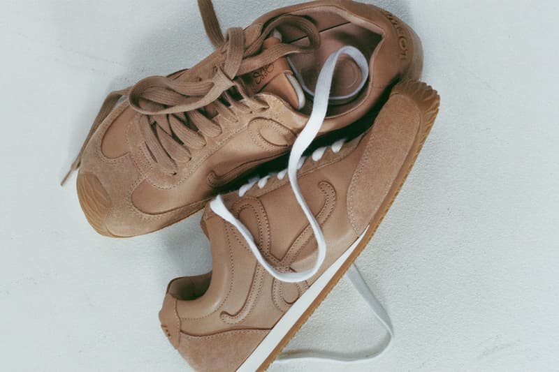 Loewe, Ballet Runner 2.0, Trainers, Spring/Summer 2025, Leather, Nylon, Calfskin, Black, White, Cinnamon, Red, Grey, Lilac