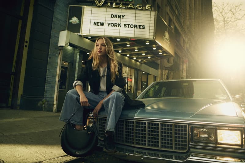 dkny new york lila moss campaign girl buildings city