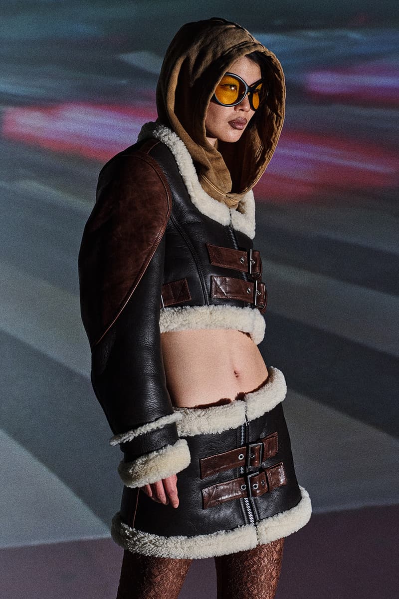 AMBUSH, Fall/Winter 2025, Homecoming, Shibuya, Tokyo, Fur, Lace, Sherpa, Camo, Black, Red, Green 