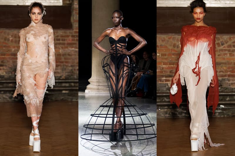 london fashion week runway dreaming eli harris reed gowns women bodies sheer fabric