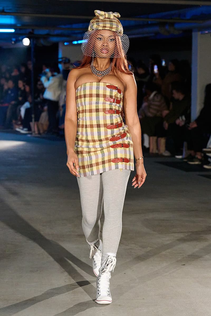 Sinead Gorey, Fall/Winter 2025, London Fashion Week, Runways, Converse, KFC, Collaboration, Sneakers, Coats, Jackets, Y2K, Office