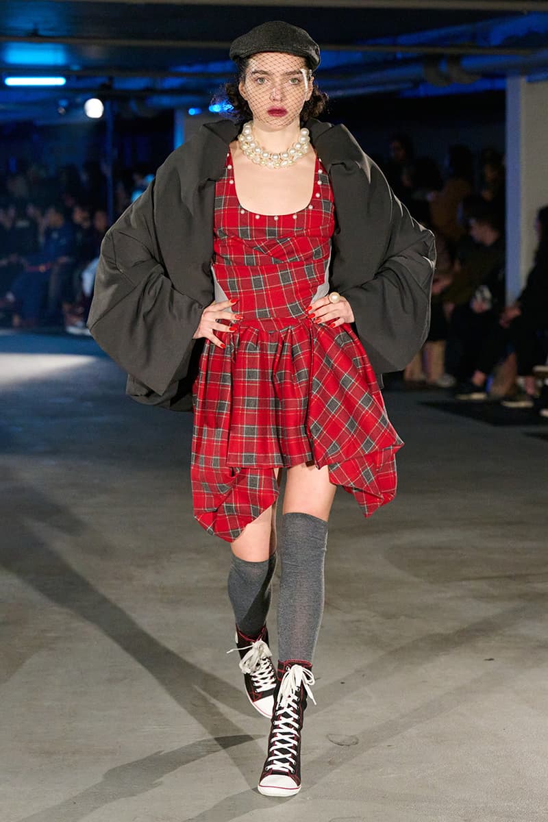 Sinead Gorey, Fall/Winter 2025, London Fashion Week, Runways, Converse, KFC, Collaboration, Sneakers, Coats, Jackets, Y2K, Office