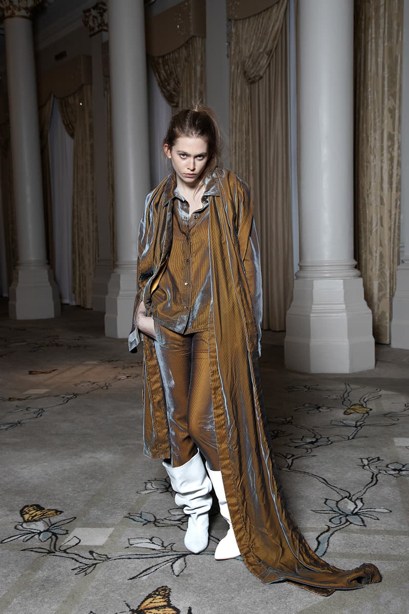 Masha Popova, Fall/Winter 2025, Hotel, Jackets, Boots, Belts, Slouchy Coats, Shirts