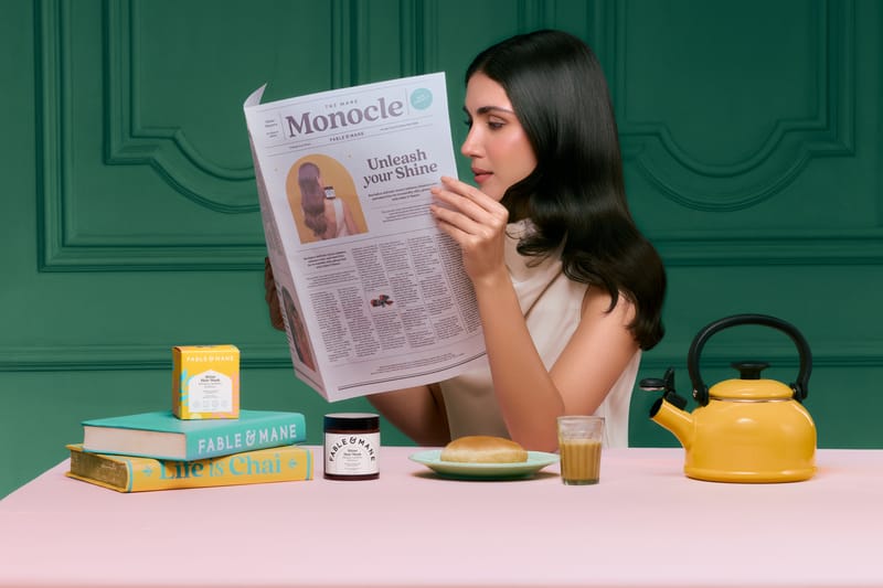 Fable & Mane's New "Shine" Hair Mask Smells Exactly Like Chai