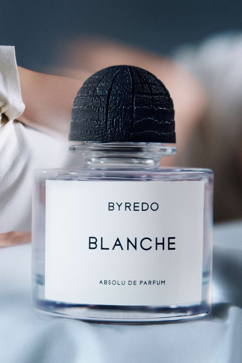 byredo blanche l'absolu de parfum launch, alcohol-free fragrance, beauty