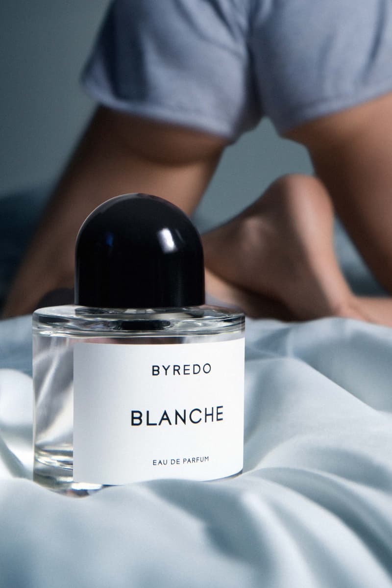 byredo blanche l'absolu de parfum launch, alcohol-free fragrance, beauty