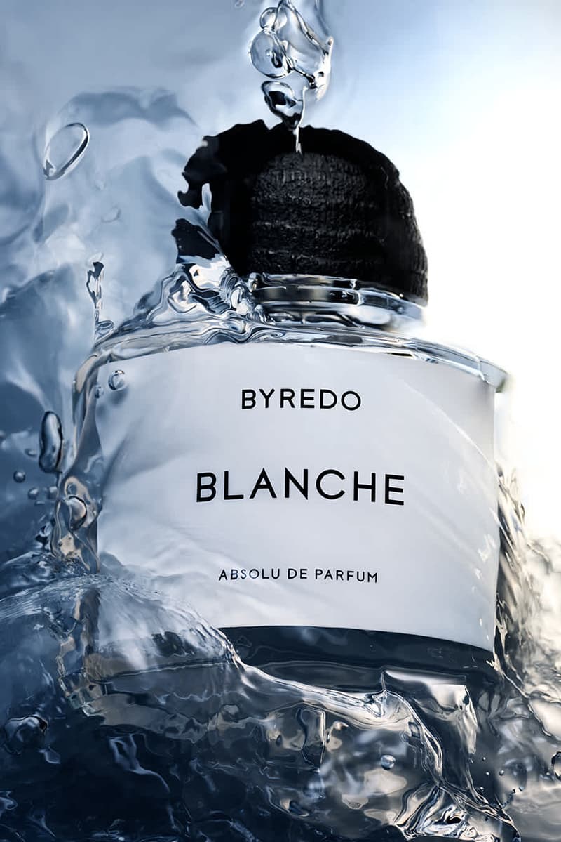 byredo blanche l'absolu de parfum launch, alcohol-free fragrance, beauty