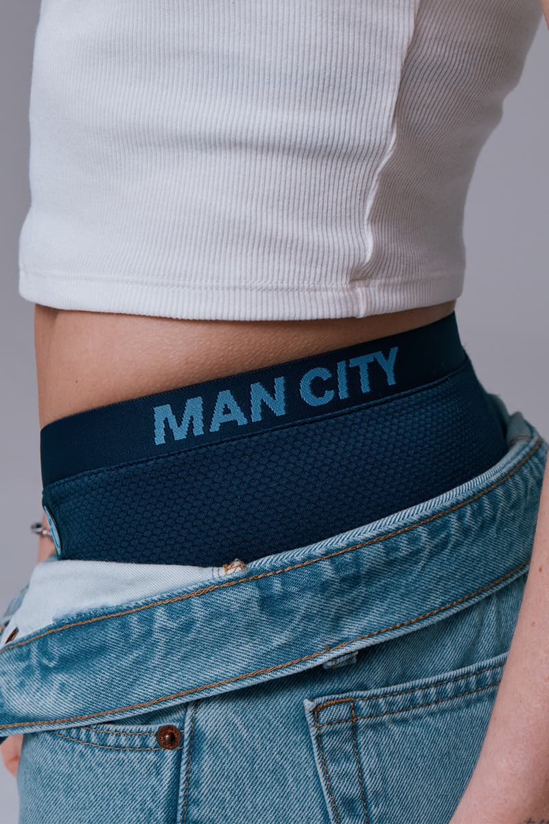 snuggs, Man City Women, Football, Period, Underwear, Navy Blue, Classic, Brief, Brazilian