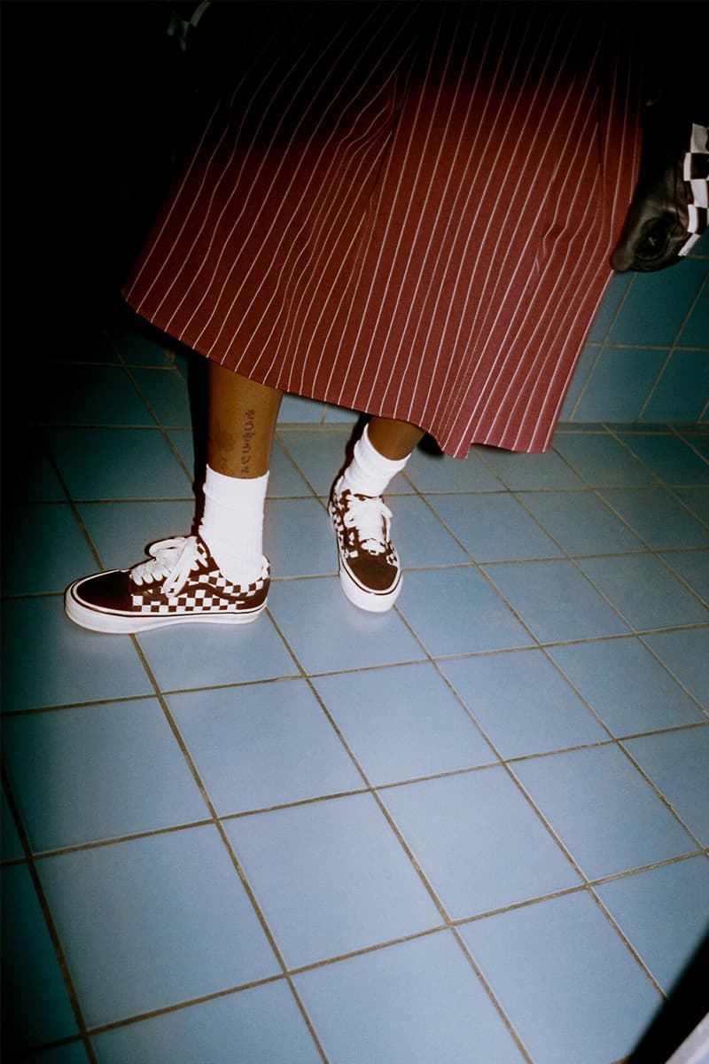 Vans, Old Skool, Little Simz, Skate, Shoes, Footwear, Checkerboard, Pattern, Black, White