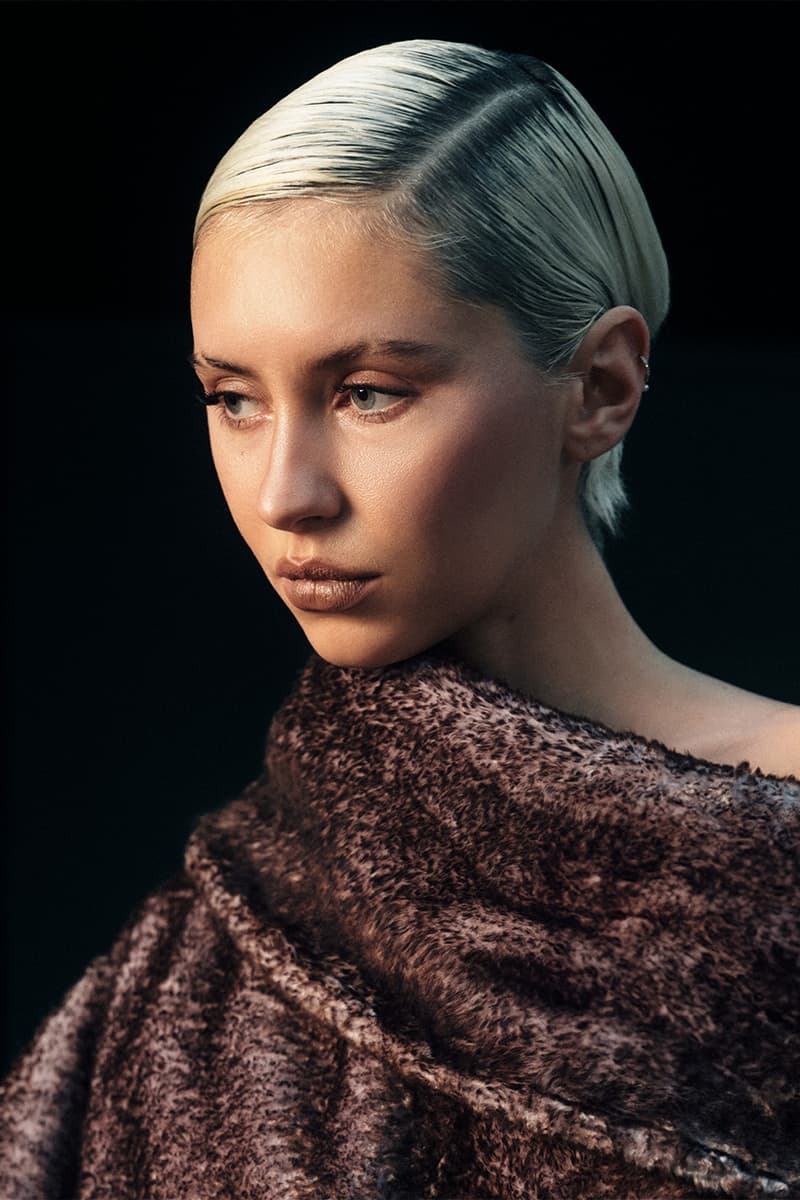 KNWLS, Iris Law, Fall/Winter 2025, Collection, Fur, White, Black, Brown, Maroon, Dress, Skirt, Jackets, Tops, Leather