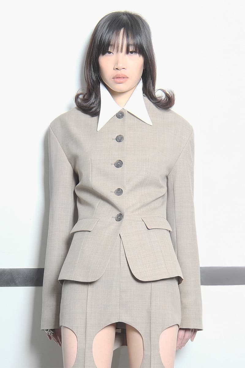 AVAVAV, Spring/Summer 2025, Collection, Officewear, Gothic, Streetwear, Blazers, Skirts, Tights, Scarves, Headwear, Shirts, Hoodies, Trousers