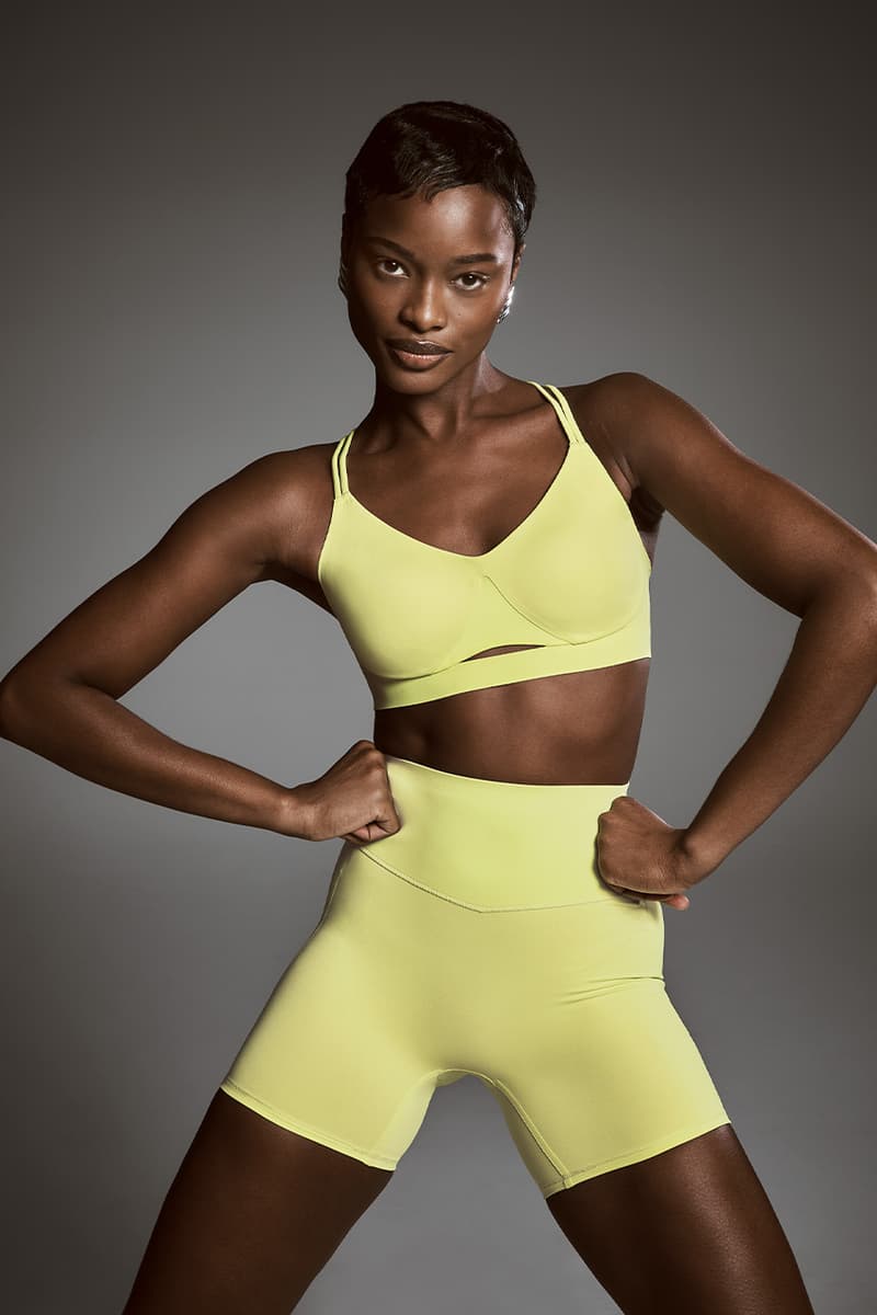 Victoria's Secret, Sports Bra, Taylor Hill, Mayowa Nicholas, Solange Van Doorn, Nneoma Anosike, Yellow, Khaki