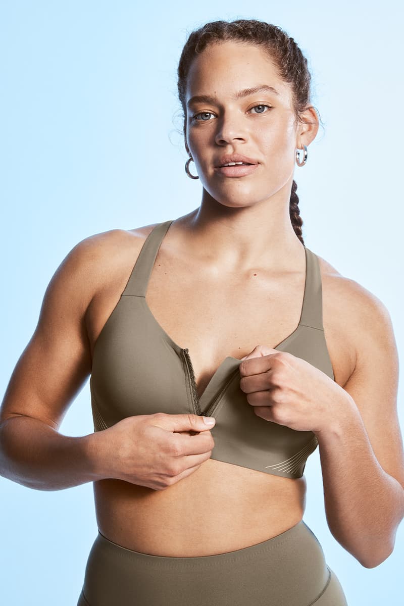 Victoria's Secret, Sports Bra, Taylor Hill, Mayowa Nicholas, Solange Van Doorn, Nneoma Anosike, Yellow, Khaki