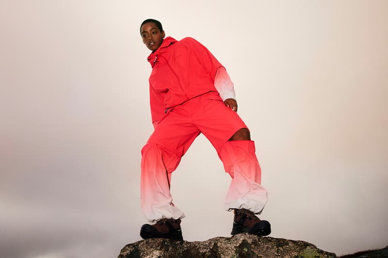 Peak Performance, Trailblazer Collection, Hiking, Womenswear, Red, Pink, Gradient, Outerwear, Waterproof, Jacket, Trousers, Vest, Sun Hat,