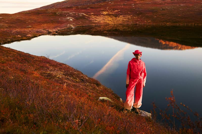 Peak Performance, Trailblazer Collection, Hiking, Womenswear, Red, Pink, Gradient, Outerwear, Waterproof, Jacket, Trousers, Vest, Sun Hat,