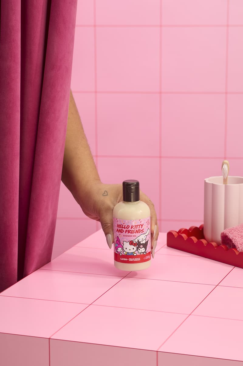 hello kitty lush cosmetics bath soaks and body wash, beauty, skincare, body wash