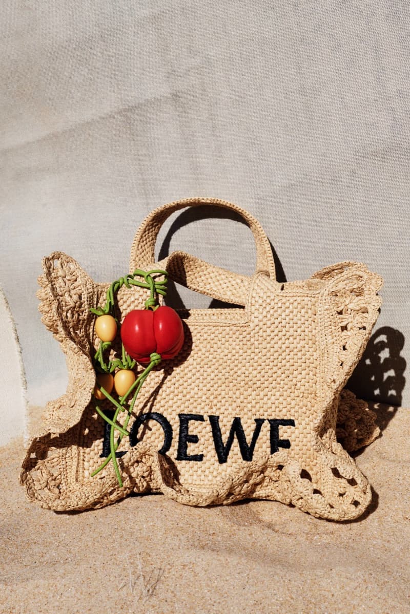loewe paula's ibiza giselle sophie wilde jamie dornan beach tote bags sand