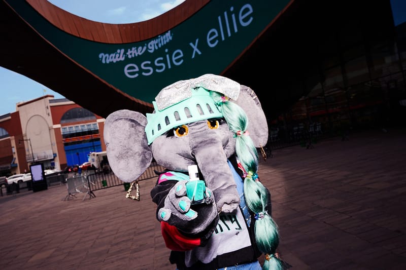 Ellie the Elephant Gets Game Ready With Essie Nail Polish