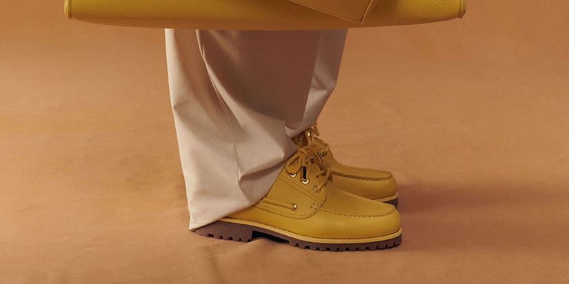 Pandangan resmi di Jacquemus X Timberland