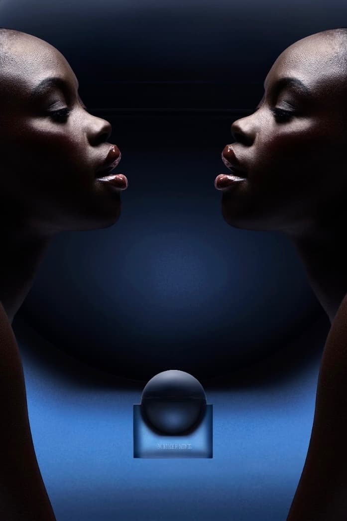 drake fragrance house, perfume, better world fragrance house, woman mirrored onto herself, first scent
