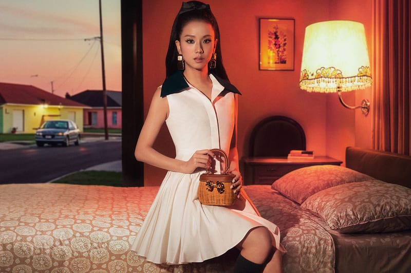 Jisoo Stars Against AI-Generated Dreamscapes for self-portrait