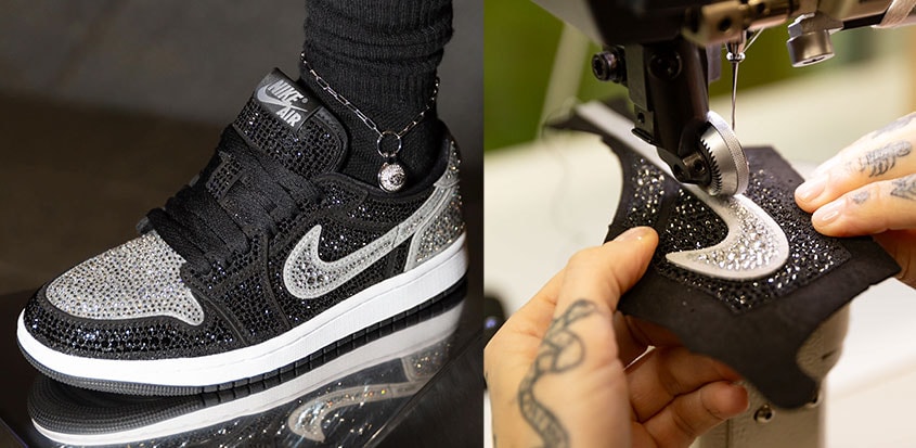 Swarovski Just Dropped a Crystal-Covered Pair of Air Jordan 1s