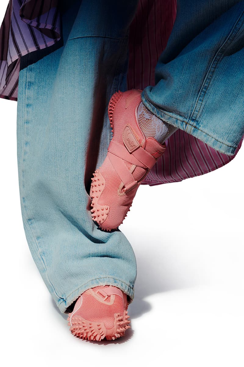puma mostro ecstasy pink fruit colorway style spinner disruptive uniform campaign video produced exclusive sneaker footwear hypebae social