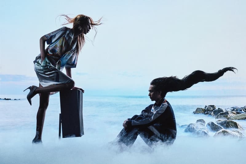 casablanca women dresses swimsuit legs heels sunglasses skirt futuristic landscapes