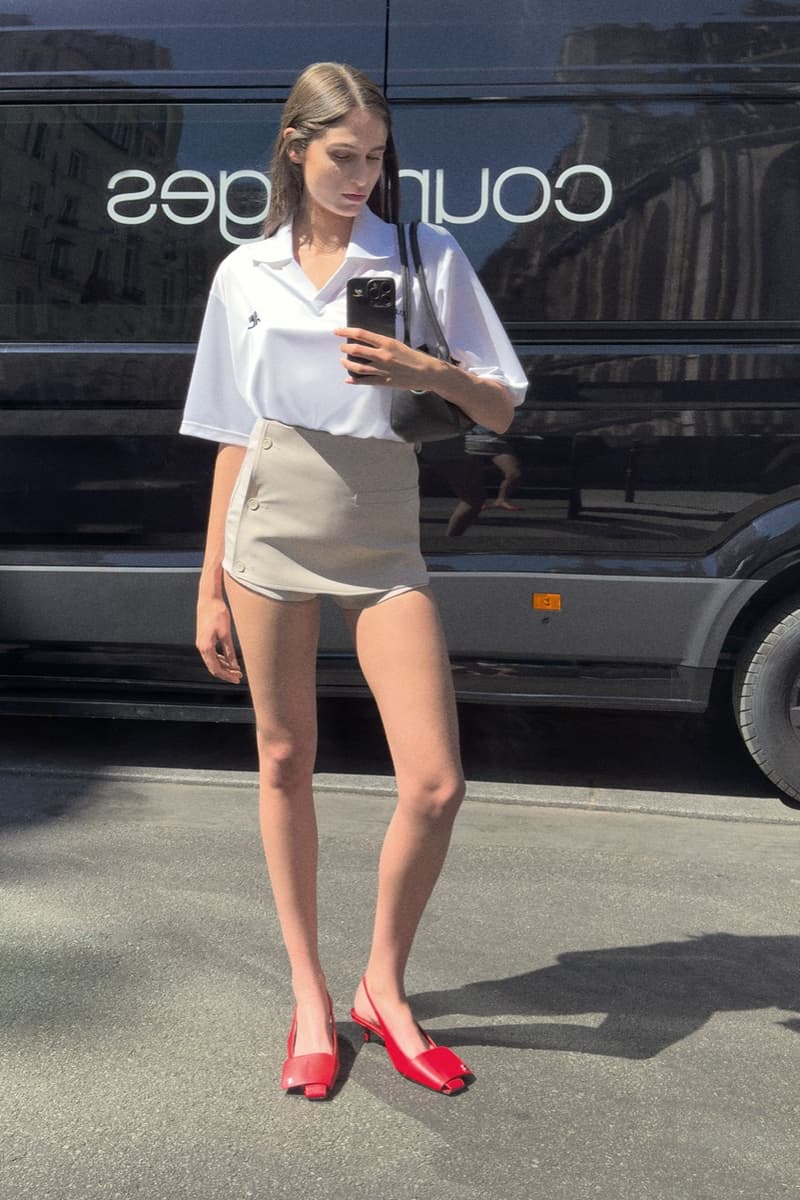 courreges, paris, mirror selfies, ss26, collection, women, men, models, phones,