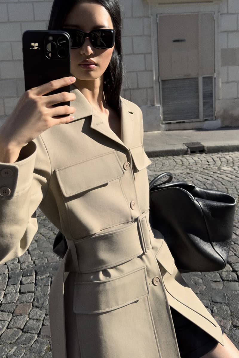 courreges, paris, mirror selfies, ss26, collection, women, men, models, phones,