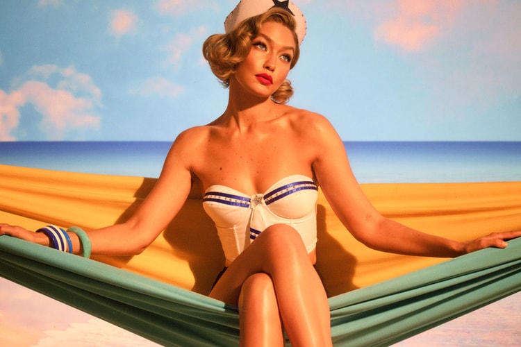 Amelia Grey debut Puma Mostro "Pale Yellow" baru 4 Gigi Hadid berubah menjadi pin-up modern untuk Havaanas
