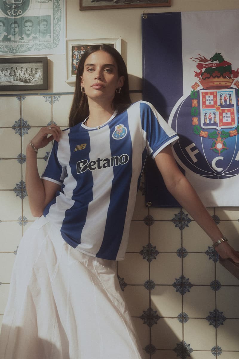 New Balance, FC Porto, Football, Soccer, Home Kit, Sara Sampaio, Blue, White, Stripes