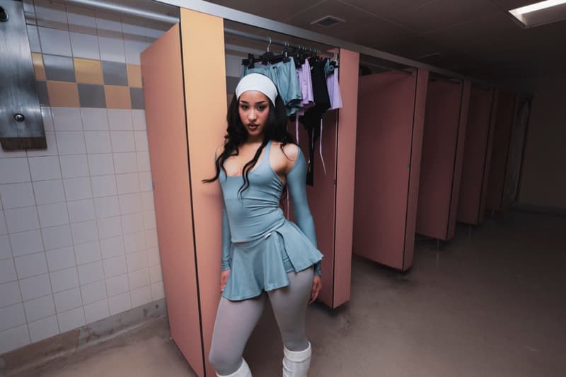 mahila intimates, london brand, girls, movement, pink, blue, mini skorts, activewear, cropped