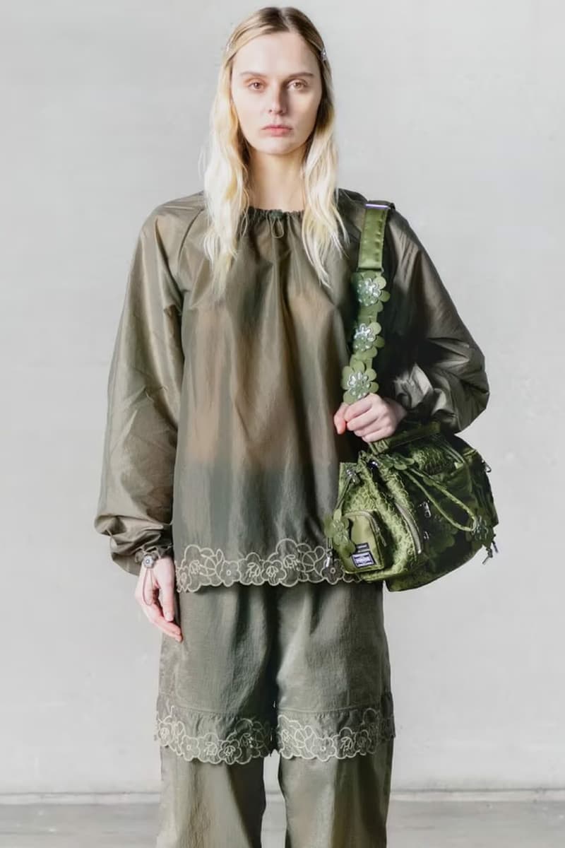 Cecilie Bahnsen, PORTER, Collaborations, Yoshida, Bags, Black, Blue, Khaki, Florals, Nylon