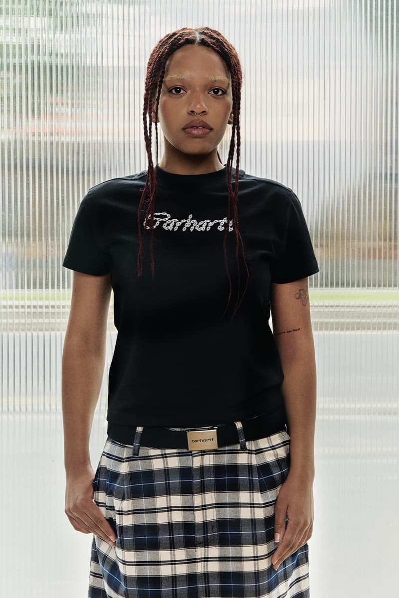 Carhartt WIP, Womenswear, Campaigns, T-Shirts, Skirts, Hoodies, Jackets, Red, White, Trousers, Jeans