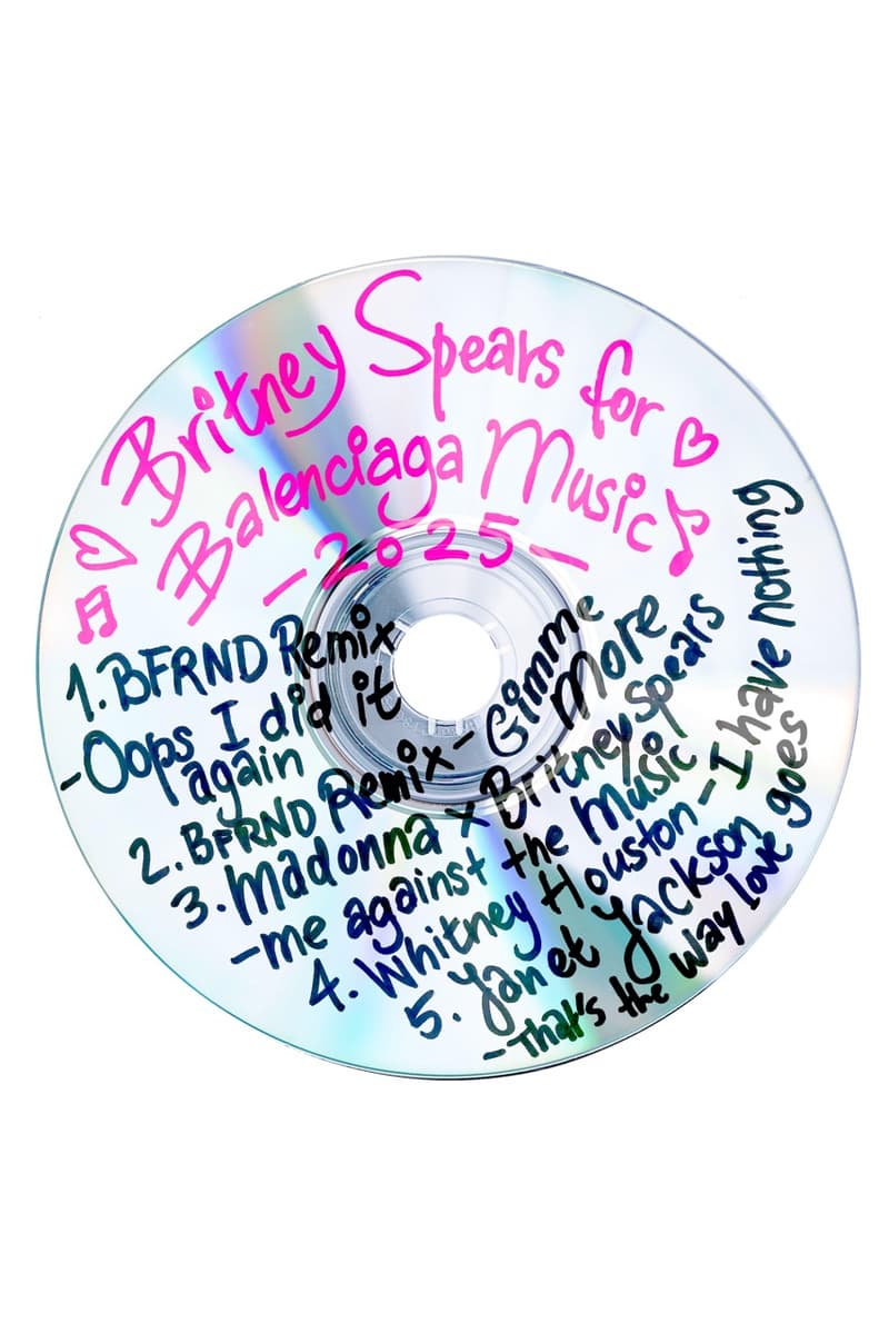 balenciaga, spring collection, demna, britney spears, music remix, graphic tshirts, caps, logo