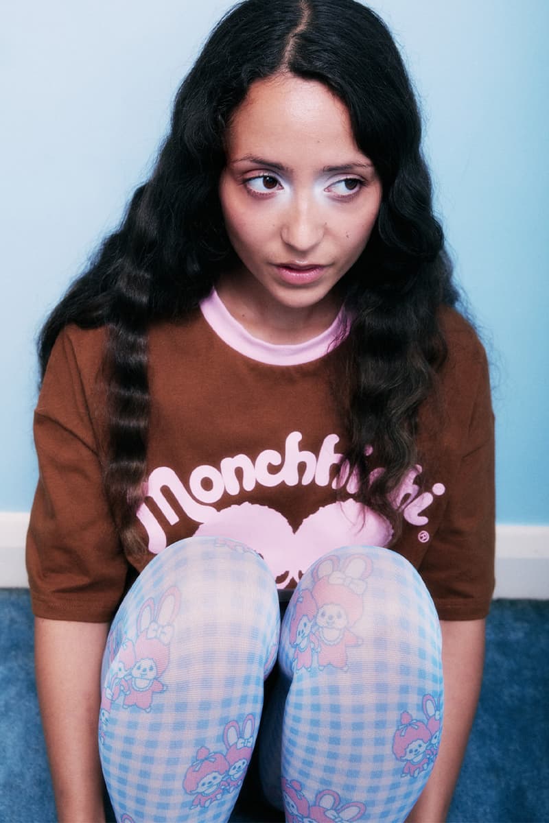 Lazy Oaf, Monchhichi, Collaborations, Pink, Purple, Blue, Tartan, Shirts, Button-Ups, Skirts, Tops